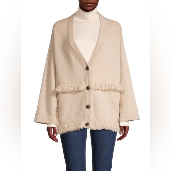 Weekend Max Mara
Paprica Fringe Wool Cardigan - Picture 3 of 4
